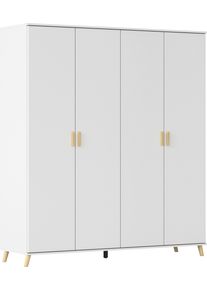 Rauch Kledingkast Ottos Choice Skandi Kinderkamer Bestseller Slaapkamerkast FALUN in moderne scandi-look, poten/handgrepen eiken massief made in