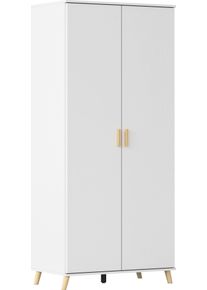 Rauch Kledingkast Ottos Choice Skandi Kinderkamer Bestseller Slaapkamerkast FALUN in moderne scandi-look, poten/handgrepen eiken massief made in
