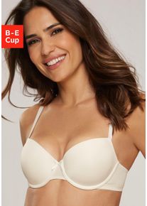 s.Oliver RED LABEL Beachwear Bh met steuncups met beugel en naadloos voorgevormde schalen, basic lingerie dames voorgevormde bh's maat C wit