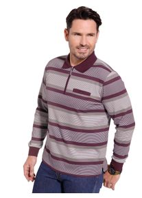 CLASSIC Poloshirt (1-delig) heren knoopsluiting maat 48/50 rood