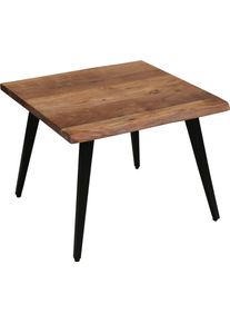 ByLiving Salontafel Caddy Tafelblad met boomstamrand, breedte 110 of 60 cm salontafels bruin
