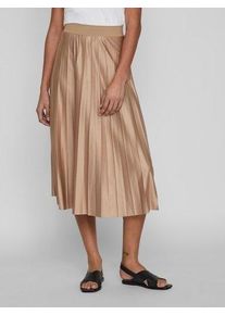 Vila Plissérok VINITBAN SKIRT - NOOS dames plooirokken maat XS beige