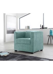 Inosign Fauteuil Bob Cocktailfauteuil, Clubfauteuil, Loungefauteuil (set) fauteuils maat Luxe-microvezel zacht groen