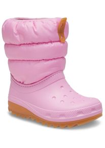 Crocs Winterlaarzen CLASSIC NEO PUFF BOOT T Snowboots, winterlaarzen om in te slippen meisjes winterlaarzen maat 25 roze
