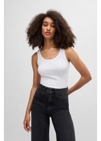 BOSS Orange Lange top Ematite Premium Damesmode dames lange tops maat M (38) wit