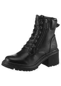 Dockers by Gerli Veterlaarsjes Biker boots met ritssluiting dames veterlaarsjes maat 38 zwart