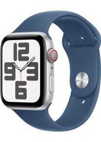 Apple Smartwatch Watch SE (2024) unisex horloges zilver(kleur)