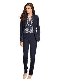 Heine Broekpak dames kostuums met pantalons maat 34 blauw