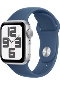 Apple Smartwatch Watch SE (2024) unisex horloges zilver(kleur)