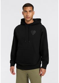 HUGO Blue Hoodie Dejandra unisex, oversized dames hoodies maat XS (34) zwart
