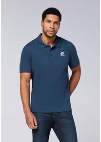 Lotto Poloshirt - in hoogwaardige katoen-piqué kwaliteit heren t-shirts maat M (48/50) blauw