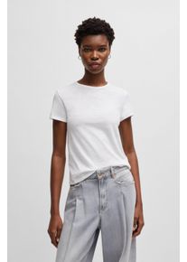 BOSS Orange T-shirt Esla Premium Damesmode dames t-shirts maat L (40) wit