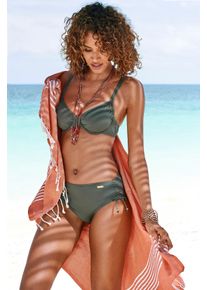 Lascana Bikinibroekje Italy met hogere zijnaad dames bikinibroekjes maat 38 groen