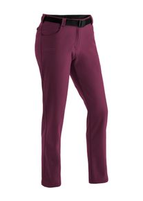 Maier Sports Functionele broek Perlit W warme dames softshell broek, winter outdoor broek, winddicht, regular fit dames broeken maat 21 paars