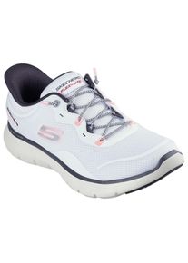 Skechers Slip-on sneakers Flex Appeal 5.0 - Easy Breezy Sportschoen, vrijetijdsschoen met Skechers Hands Free Slip-ins dames lage sneakers maat 35 wit