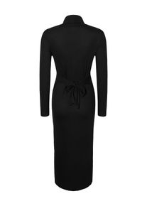 MAMALICIOUS Positiejurk MLLEVY LS ROLLNECK JRS MIDI DRESS NOOS dames jurken maat M zwart