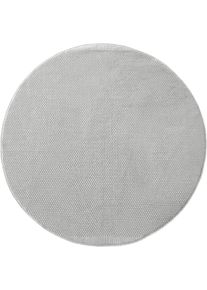 MyFlair Möbel & Accessoires Wollen kleed WOOLY DREAM handgeweven omkeerbare tapijt, effen kleuren, 100% wol, woonkamer wollen vloerkleden beige