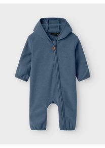 name it Fleece-jumpsuit NBNMEEKO FLEECE SUIT1 jongens jumpsuits maat 50/56 blauw