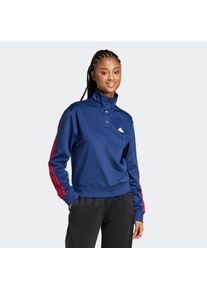 adidas Sportswear Sweatvest W ICONIC 3S TT (1-delig) dames vesten maat L blauw