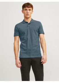 Jack & Jones Jack & Jones Poloshirt JJEBASIC POLO SS NOOS heren poloshirts maat M grijs
