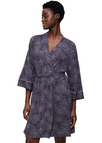 Triumph Ochtendjas Aura Spotlight Robe 01 zacht, ademend, knielang dames badjassen maat 36/38 grijs