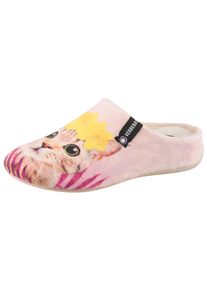 VERBENAS Pantoffels York Animal Pelo Pantoffel, clog, huis-slipper met schattig kattenmotief dames pantoffels maat 42 roze