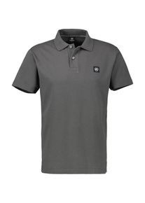 Lerros Poloshirt met geborduurd logo heren poloshirts maat XL grijs