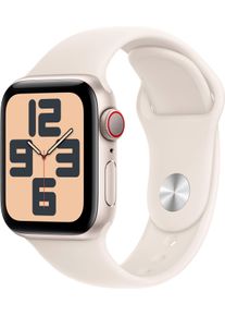 Apple Smartwatch Watch SE (2024) unisex horloges goud(kleur)
