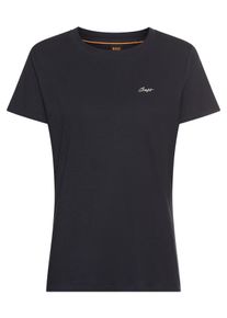 BOSS Orange T-shirt Esogo HW premium damesmode dames t-shirts maat XS (34) blauw