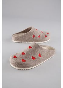 Aniston SHOES Clogs Pantoffel, homeslipper met hartjes-borduurwerk - NIEUWE COLLECTIE dames clogs maat 39