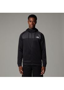 The North Face Fleecejack Reaxion fleece hoodie met doorlopende rits voor heren heren fleece vesten maat XL zwart