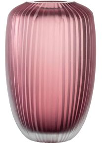 Leonardo Tafelvaas Decoratieve vaas BELLAGIO, met ribbelstructuur (1 stuk) vazen & bloempotten rood