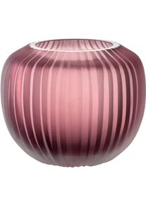 Leonardo Tafelvaas Decoratieve vaas BELLAGIO, met ribbelstructuur (1 stuk) vazen & bloempotten rood