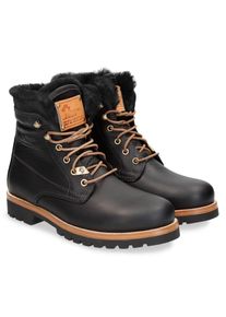 Panama Jack Winterlaarzen Aviator Igloo , blokhak, winterlaarsjes, veterboots met logo-patch heren boots & laarzen maat 45 zwart