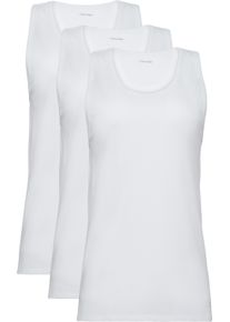 Calvin Klein T-shirt TANK 3PK met logo aan de zoom (3-delig, Set van 3) heren t-shirts maat XXXL (58) wit