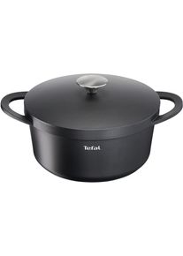 Tefal Braadpan Trattoria braadpan met deksel Anti-aanbak coating, geschikt voor alle soorten fornuizen, inductie, E21844 (1-delig) braadpannen zwart