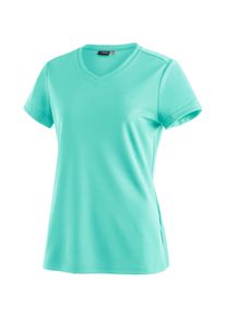 Maier Sports Functioneel shirt Trudy Dames-T-shirt, shirt met korte mouwen voor wandelen en vrije tijd meisjes shirts maat 36 blauw