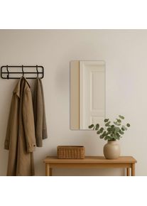 Loevschall Spiegel Refine Wandspiegel rechthoekig – elegante designspiegel met edele wandspiegels zilver(kleur)