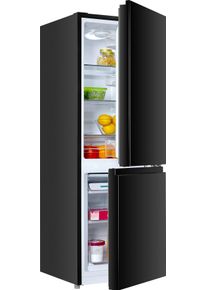Hanseatic Koel-vriescombinatie HKGK14349CBI Fruit- en groentevak koel-vriescombinaties zwart