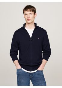 Tommy Hilfiger Cardigan PIMA ORG CTN CASHMERE ZIP THRU heren gebreide vesten maat XXXL (58) blauw