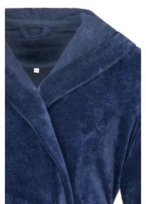 Bugatti Badjas in een sportieve stijl van microvezels heren badjassen maat M blauw
