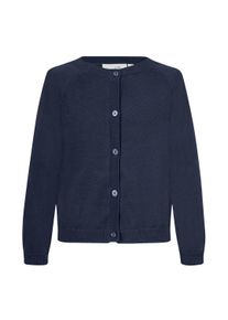 happy girls Vest met hoogwaardig breipatroon op de voorborst meisjes vesten maat 104 blauw
