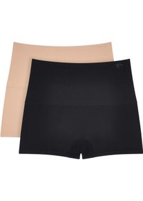 Triumph Shapingbroek Soft Sculpt naadloos, met shaping-effect, elastisch, zacht, modern (Set van 2) dames slips maat 40 zwart