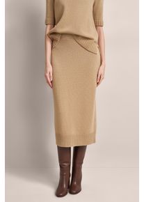 Bugatti Jerseyrok in midi-lengte dames rokken maat XS bruin