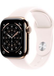 Apple Smartwatch Watch Series 11 (1-delig) unisex horloges goud(kleur)