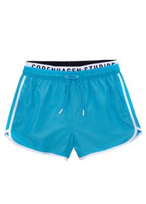 Copenhagen Studios Zwemshort met elastische tailleband heren zwembroeken maat S (46/48) blauw