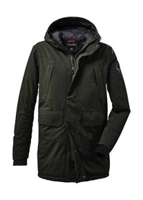 Killtec Parka KOW 115 MN PRK Warm gevoerde, waterafstotende parka met praktische features heren wandelen & outdoor maat L groen