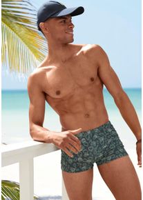 Bruno Banani Zwemboxer in animaldesign heren zwembroeken maat 5 groen