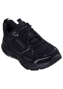 Skechers Sneakers EDGERIDE-SILVER ECLIPSE Retro sneaker, veterschoen, sportschoen met metallic versieringen dames schoenen maat 35 zwart