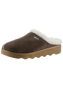 Rohde Pantoffels FOGGIA-D Pantoffel, clog met uitneembare binnenzool van schapenvacht dames pantoffels maat 38 bruin